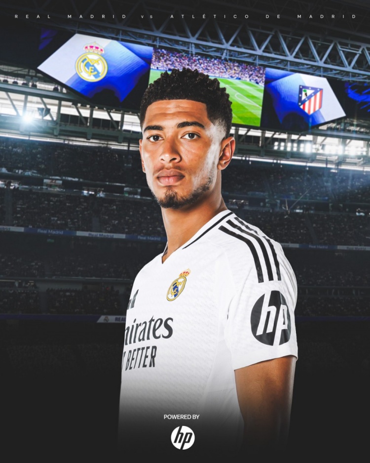  Hey Jude！皇馬發(fā)布戰(zhàn)馬競(jìng)海報(bào)：貝林厄姆單人出鏡