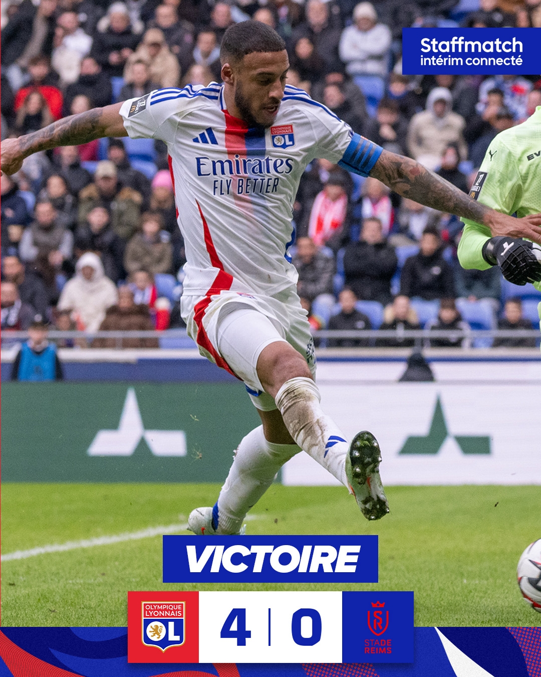  豐塞卡首勝！切爾基極致團(tuán)隊(duì)進(jìn)球&托利索破門，里昂4-0橫掃蘭斯