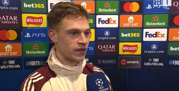  基米希：凱恩中場時讓我把角球開到后點，很高興這一招奏效了