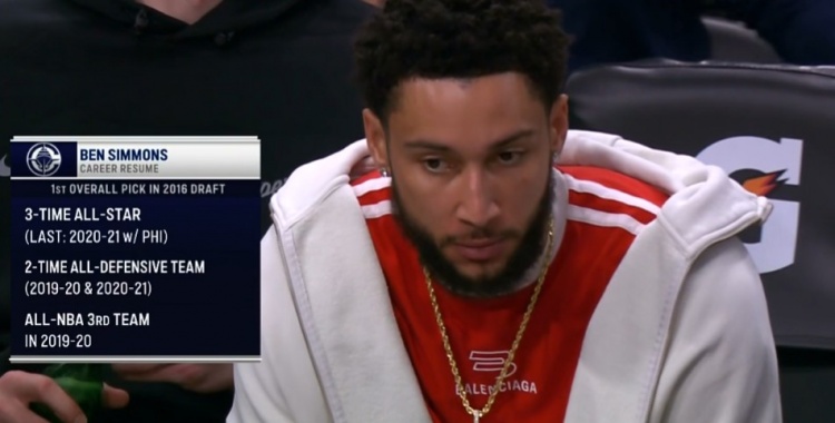  還能否追上曾經(jīng)的自己？本-西蒙斯曾3次入選全明星 2次最佳防陣