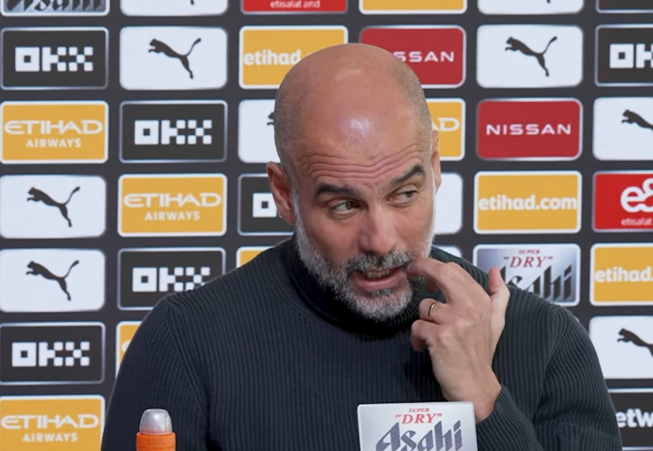  下滑原因？瓜帥：控球不行只能依賴身體素質(zhì)，但我們身體比不過(guò)