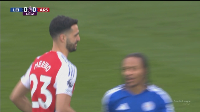  槍手鋒線秘密武器？梅里諾第69分鐘替補(bǔ)登場，換下斯特林