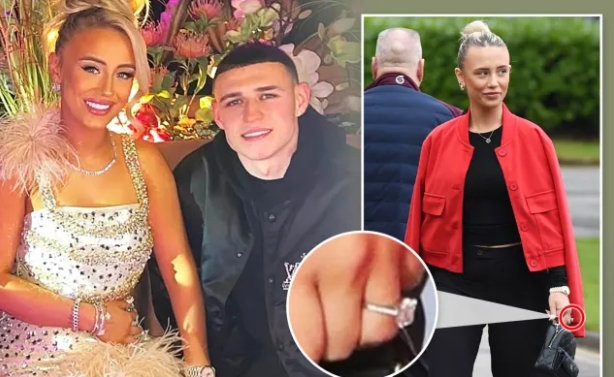  太陽報(bào)：福登女友的訂婚手指佩戴鉆石戒指，人們對(duì)其婚禮充滿期待