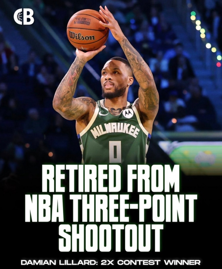  無緣三連冠！利拉德：這是我最后一次參加三分大賽 官宣退休啦