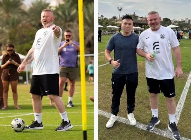  鏡報：魯尼擔(dān)任迪拜一足球訓(xùn)練營培訓(xùn)教練，課程五天&最高8650鎊