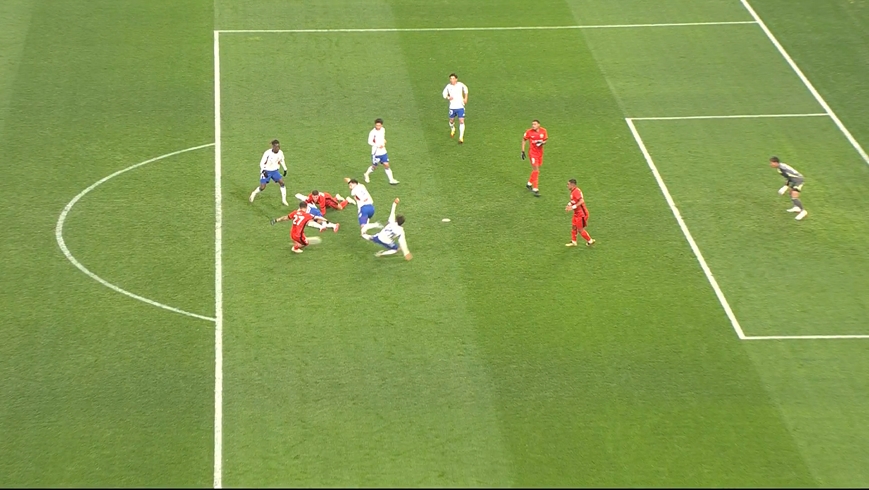  進球無效！萊昂納多開場第11分鐘低射破門，可惜越位在先