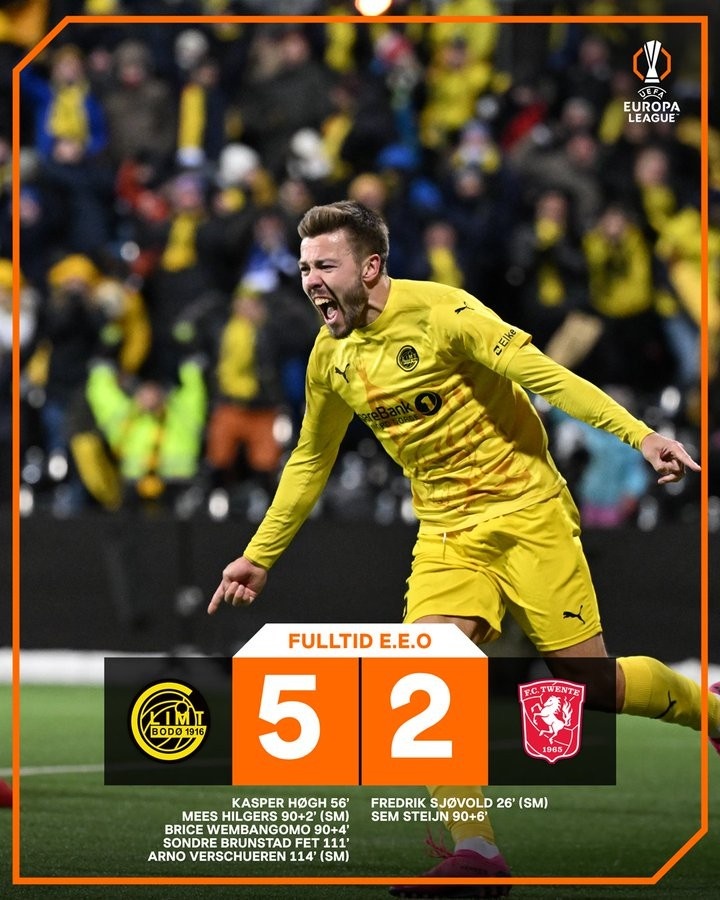  3烏龍1點(diǎn)球！博德閃耀歐聯(lián)杯補(bǔ)時(shí)6分鐘內(nèi)經(jīng)歷絕平、絕殺、被絕平