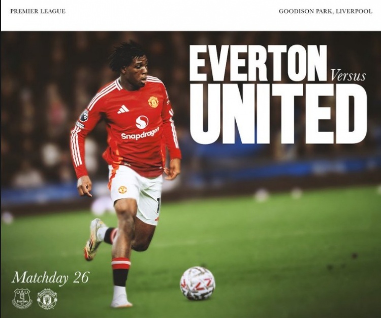  能否扭轉(zhuǎn)頹勢(shì)？曼聯(lián)發(fā)布本輪對(duì)陣埃弗頓海報(bào)，新援多古出鏡