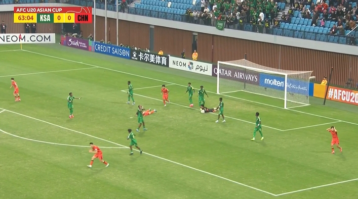  連續(xù)錯失良機！王鈺棟遠射被撲&毛偉杰橫傳，劉誠宇無人盯防踢呲