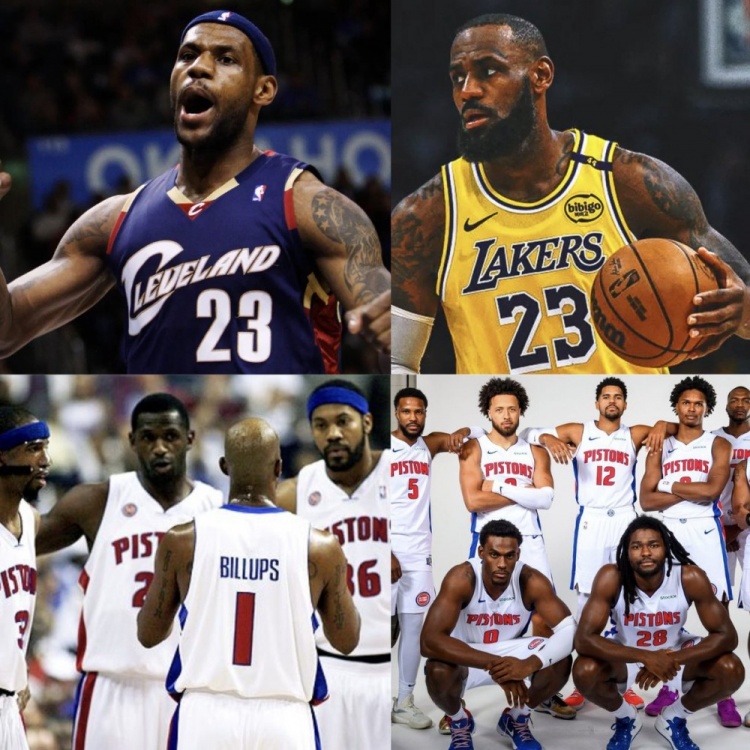  時(shí)隔17年！活塞上次8連勝詹姆斯場均30+7.9+7.2 現(xiàn)在24.7+7.8+8.7