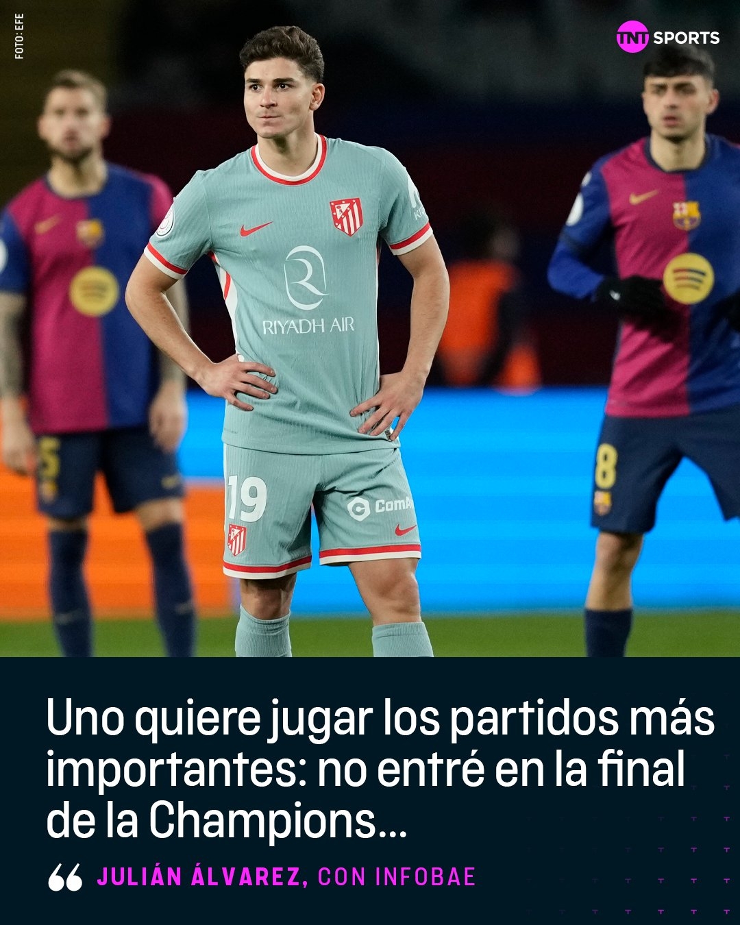  小蜘蛛：我非常感激曼城，但我想踢重要比賽&可歐冠決賽并未上場