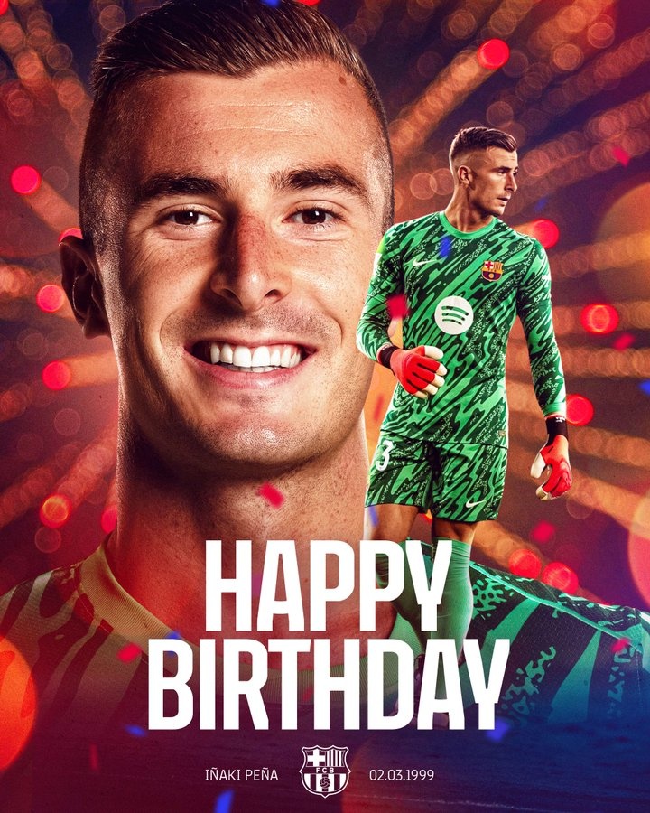  佩尼亞迎來26歲生日，巴薩官推發(fā)文送祝福