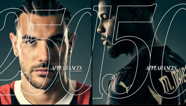  雙雙解鎖米蘭生涯出場里程碑！特奧250場&邁尼昂150場