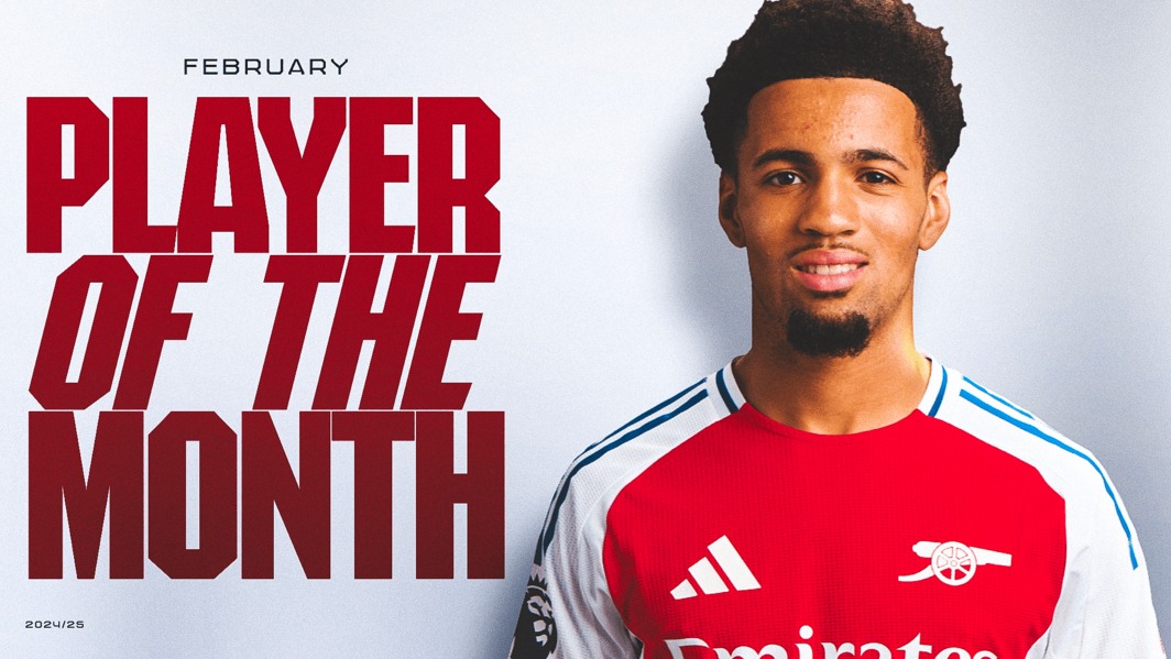  5場(chǎng)1球1助攻！阿森納官方：17歲恩瓦內(nèi)里當(dāng)選隊(duì)內(nèi)2月最佳球員