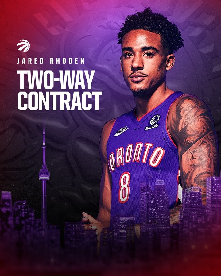  繼續(xù)留用！猛龍官方：球隊(duì)已經(jīng)和后衛(wèi)賈里德-羅登簽下雙向合同