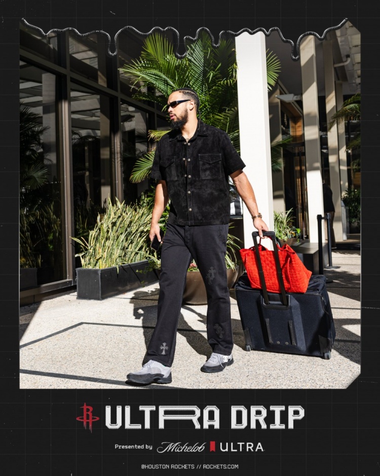  新奧爾良風(fēng)情！火箭眾將穿搭：牛仔褲成標(biāo)配 申京側(cè)顏男神范兒