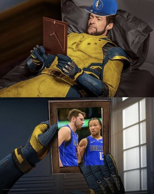  都曾是我的部將！美媒曬梗圖：獨行俠懷念東契奇和布倫森