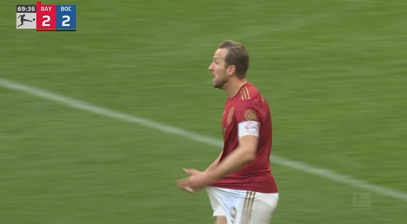  安聯(lián)球場噓聲震天?。?！凱恩怒要點球裁判沒理，隨后波鴻反擊破門