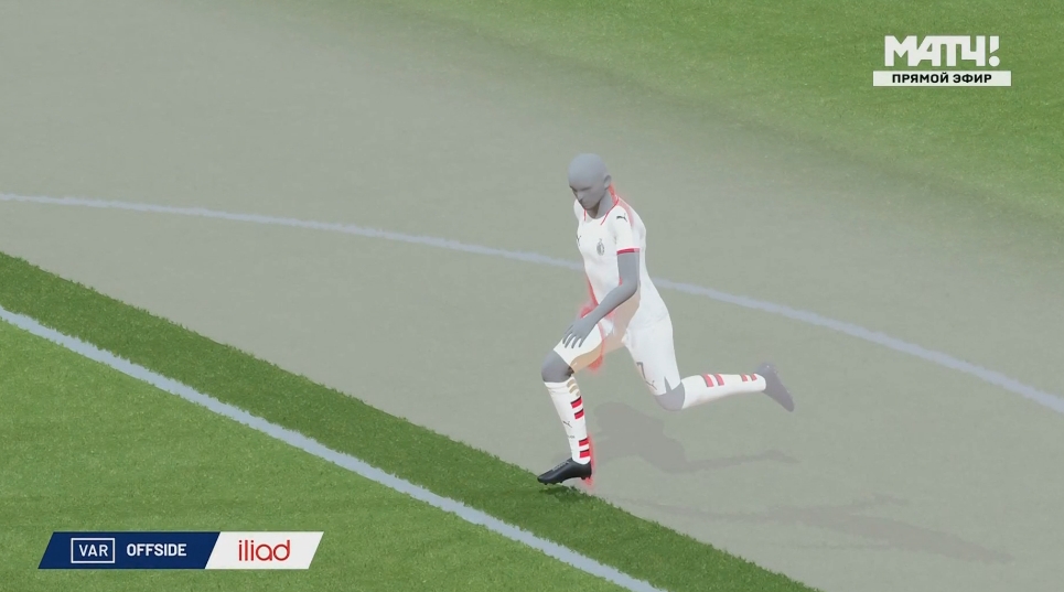  S-希門尼斯開場(chǎng)2分鐘閃擊，不過越位在先