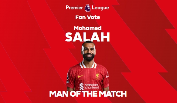  點射雙響！官方：薩拉赫當選利物浦vs南安普頓全場最佳