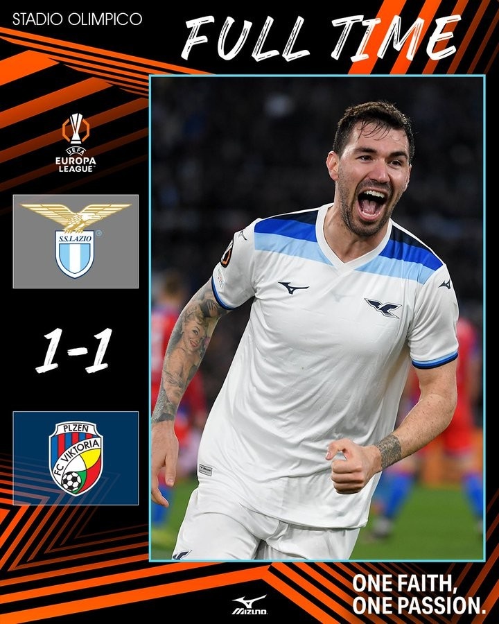  突破！淘汰比爾森勝利，拉齊奧自17-18賽季以來首次打進歐戰(zhàn)八強