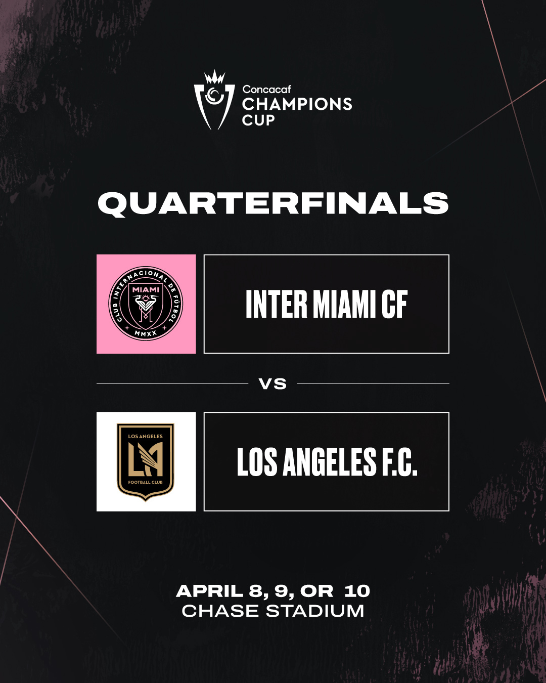  梅西蘇牙PK洛里吉魯！中北美冠軍杯1/4決賽：邁阿密對陣洛杉磯FC