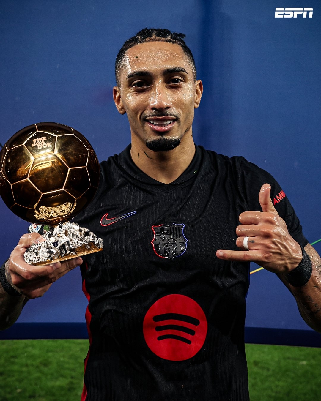  金球獎最新賠率：拉菲尼亞領跑！薩拉赫跌至第3 登貝萊猛漲至第5