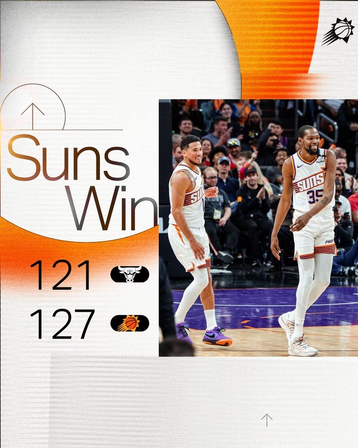  笑容重回臉龐！太陽官方曬贏球海報 布克&杜蘭特登上封面