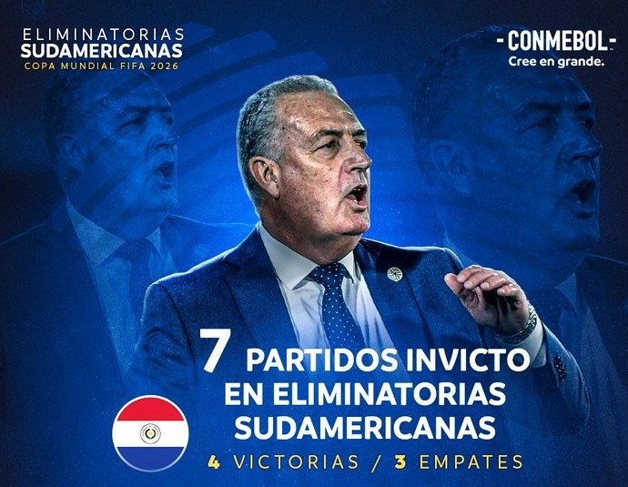  巴拉圭近7場(chǎng)世預(yù)賽不敗！主場(chǎng)全勝贏巴西阿根廷，客場(chǎng)平烏拉圭！