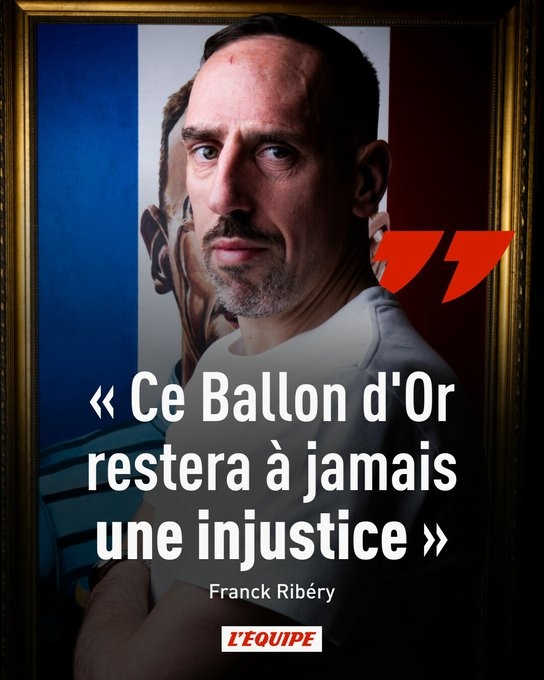  意難平！里貝里再談2013年金球：永遠(yuǎn)不公正，永遠(yuǎn)不理解為何延期