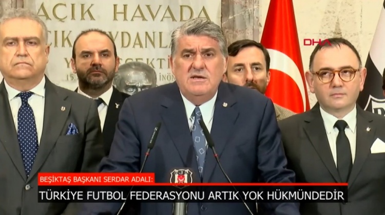  貝西克塔斯高層：啟用外籍裁判是給土耳其足球抹黑 不公平就退賽