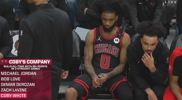  別拿懷特不當科比！科比-懷特連續(xù)3場得分35+ 隊史比肩喬丹&拉文