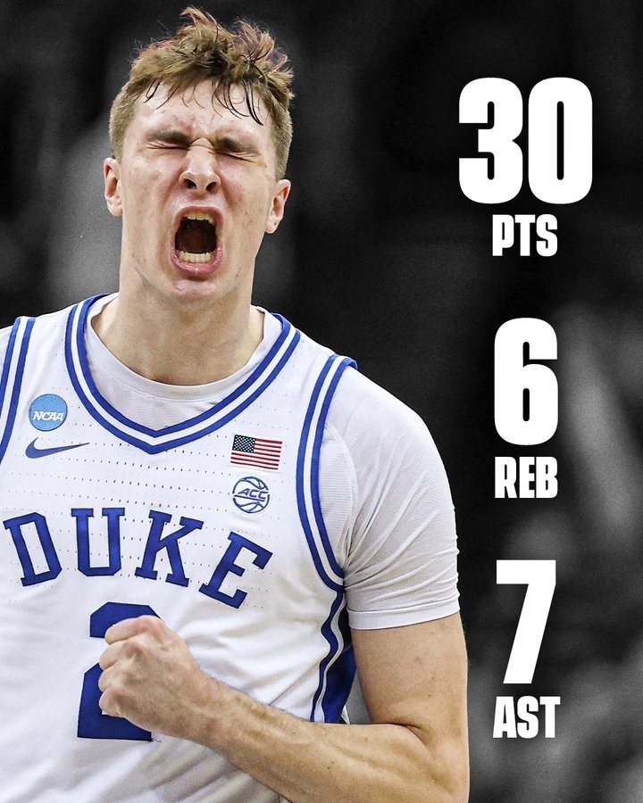  不負(fù)盛名！弗拉格NCAA錦標(biāo)賽砍下30分6板7助 杜克男籃首人