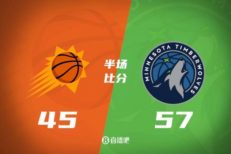  半場(chǎng)戰(zhàn)報(bào)：KD12分2帽 蘭德爾16分 華子傷退 森林狼領(lǐng)先太陽12分