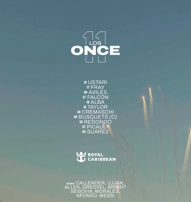  邁阿密vs費城聯(lián)合首發(fā)：梅西替補，蘇亞雷斯、布斯克茨先發(fā)