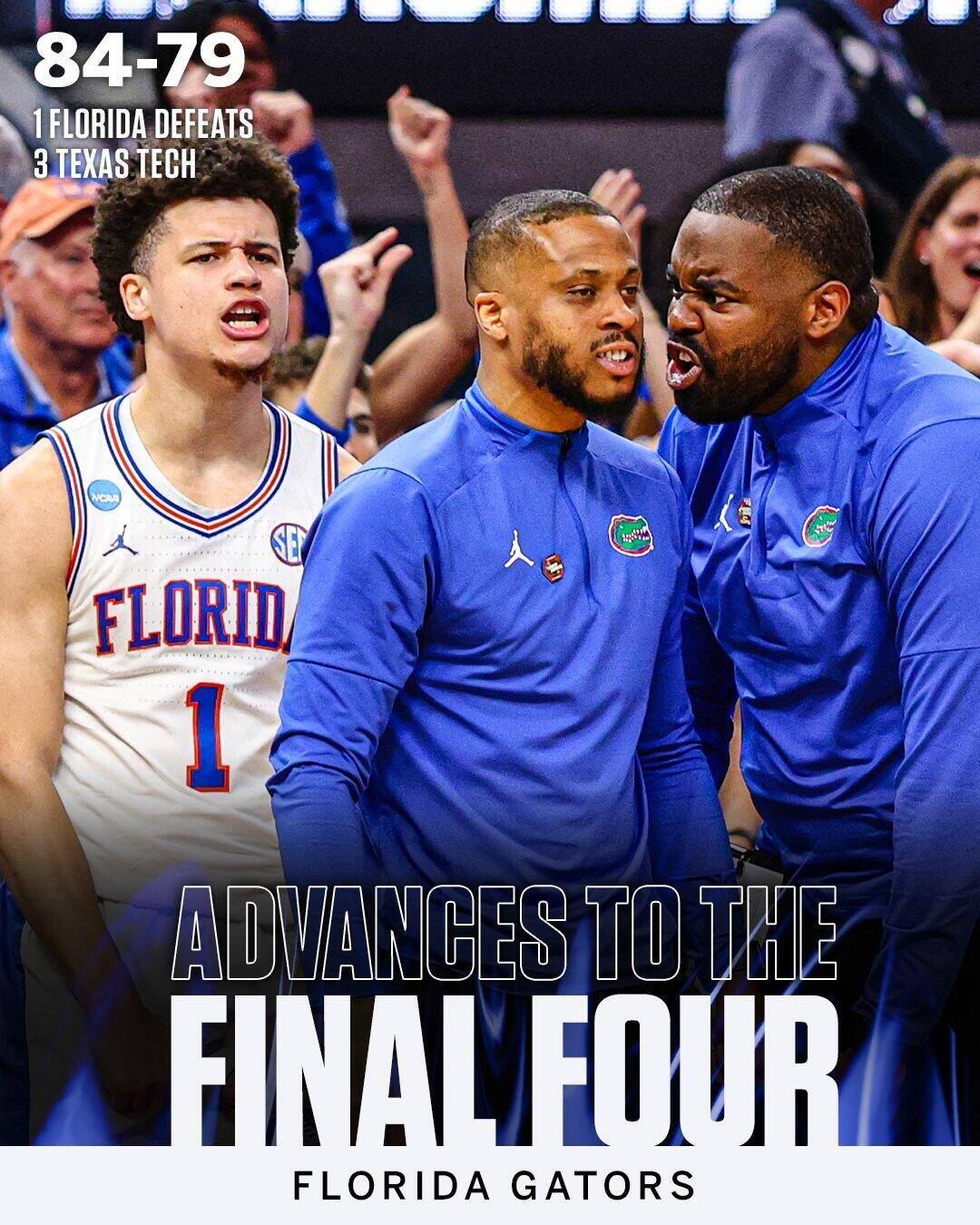  大火收汁！小克萊頓4分半11分2助帶隊(duì)17-6逆轉(zhuǎn) 佛羅里達(dá)晉級四強(qiáng)