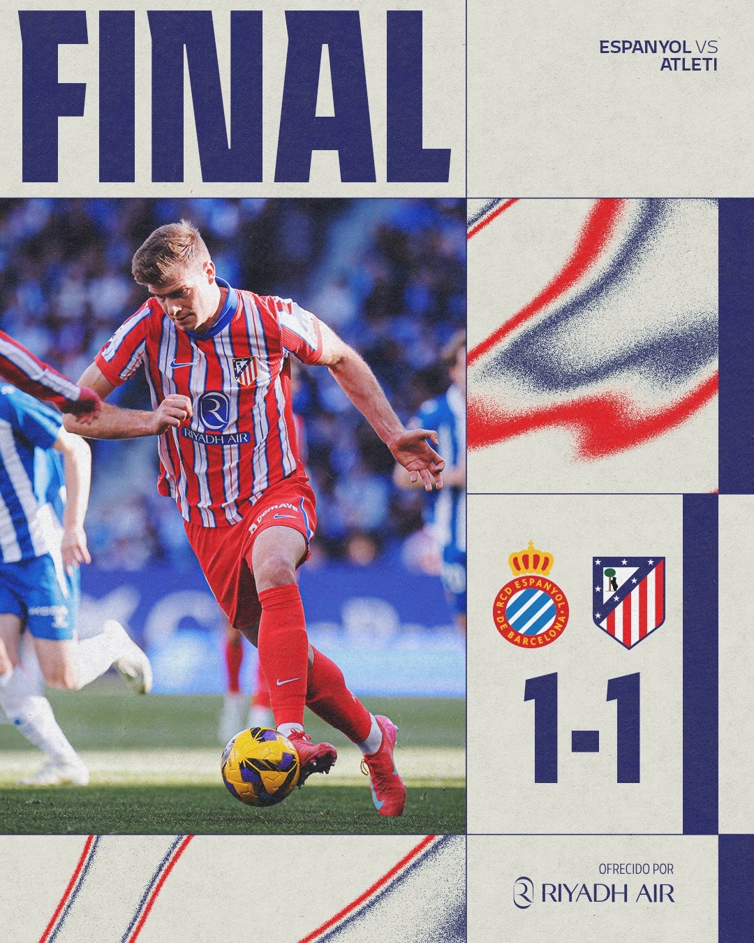  噩夢還沒完？馬競歐冠出局+西甲3輪不勝爭冠受阻，國王杯又戰(zhàn)巴薩