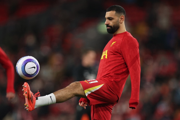  齋月的鍋？薩拉赫為紅軍打滿全場(chǎng)但0射門，23年對(duì)陣曼城以來首次