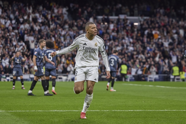  姆巴佩單賽季打進(jìn)33球，21-22賽季本澤馬后皇馬球員最多