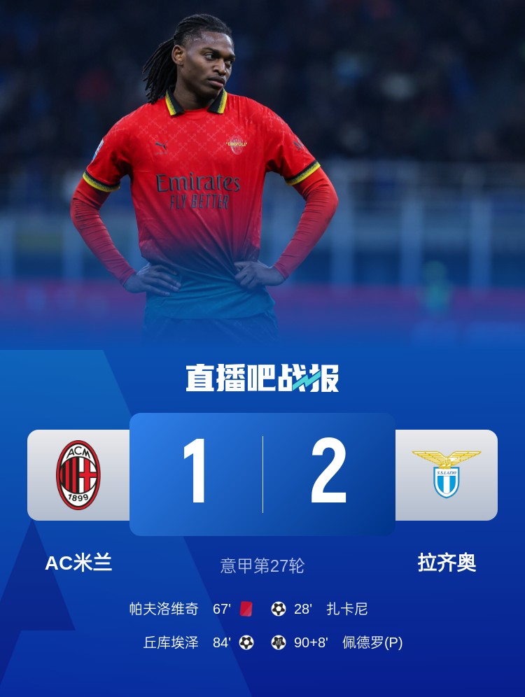  記者：米蘭輸球后高層進入更衣室，繼續(xù)表達了對主帥和球隊的支持