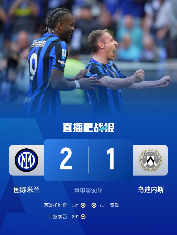  文托拉：國米在上半場有最好的表現(xiàn)，但下半場幾乎讓人心臟病發(fā)作